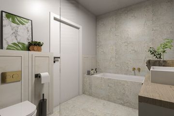 Projekt domu KA17 M - parterowy dom o powierzchni 122,35 m², dach kopertowy - ujęcie 9