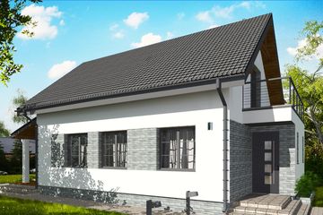  Projekt domu Lager (BSG1014) - projekt domu parterowego z poddaszem - Zdjęcie 1