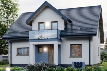  Projekt domu APS 202 NEW (LUA1428) - projekt domu parterowego z poddaszem - Zdjęcie 3