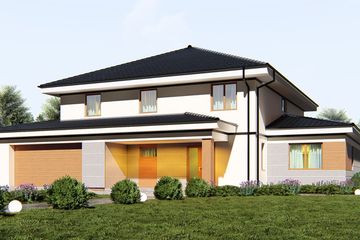  Projekt domu uA32 (WCB1116) - projekt domu z pełnym piętrem - Zdjęcie 2