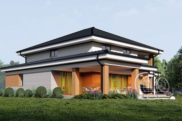  Projekt domu uA32 (WCB1116) - projekt domu z pełnym piętrem - Zdjęcie 3