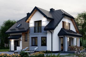  Projekt domu APS 142 NEW (LUA1436) - projekt domu parterowego z poddaszem - Zdjęcie 4