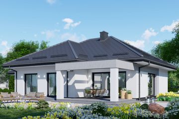  Projekt domu APS 151 NEW (LUA1437) - projekt domu parterowego - Zdjęcie 2