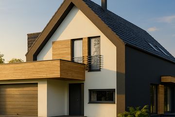  Projekt domu Hektor (WOW1025) - projekt domu parterowego z poddaszem - Zdjęcie 3