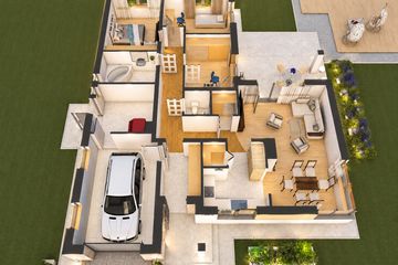 Projekt domu Jukatan - parterowy dom o powierzchni 106,28 m², dach wielospadowy - ujęcie 8