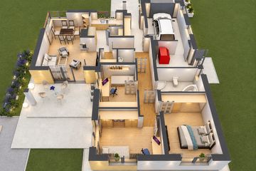 Projekt domu Jukatan - parterowy dom o powierzchni 106,28 m², dach wielospadowy - ujęcie 9