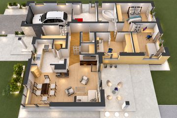 Projekt domu Jukatan - parterowy dom o powierzchni 106,28 m², dach wielospadowy - ujęcie 10