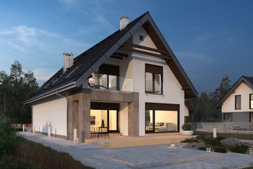  Projekt domu Dominik As (1636) (KRD2784) - projekt domu parterowego z poddaszem - Zdjęcie 6