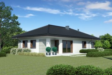  Projekt domu przy Pastelowej 15 (KRK1543) - projekt domu parterowego - Zdjęcie 3