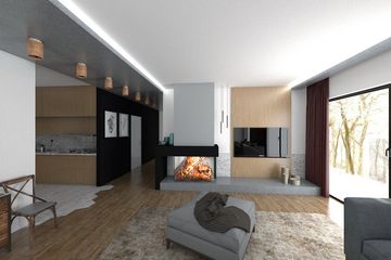 Projekt domu Ka27 war.2 - parterowy dom o powierzchni 146,06 m², dach wielospadowy - ujęcie 3