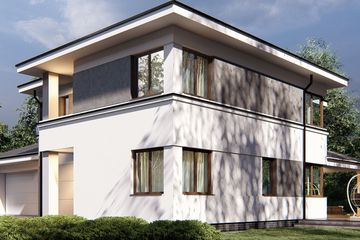  Projekt domu uA55v1 (WCB1118) - projekt domu z pełnym piętrem - Zdjęcie 3