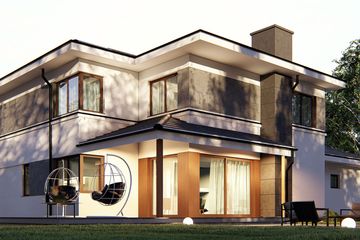  Projekt domu uA55v1 (WCB1118) - projekt domu z pełnym piętrem - Zdjęcie 4