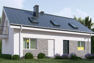  Projekt domu uA11v2 (WCB1120) - projekt domu parterowego z poddaszem - Zdjęcie 3