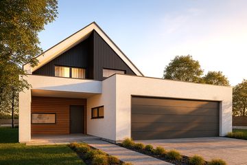  Projekt domu FX-28 (PZB1060) - projekt domu parterowego z poddaszem - Zdjęcie 1