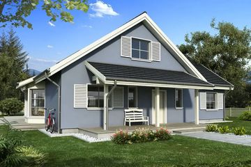  Projekt domu Rodzinny A (WRD2762) - projekt domu parterowego z poddaszem - Zdjęcie 2