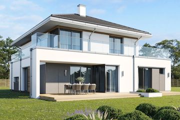  Projekt domu Orkan wariant B (WAH1936) - projekt domu z pełnym piętrem - Zdjęcie 2