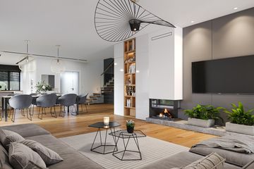  Projekt domu Orkan wariant B (WAH1936) - projekt domu z pełnym piętrem - Zdjęcie 4