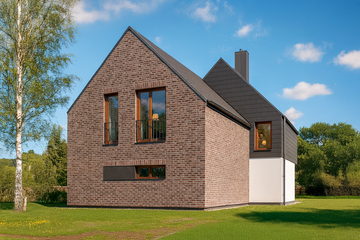  Projekt domu Optymalny 03 (KZB1034) - projekt domu parterowego z poddaszem - Zdjęcie 2