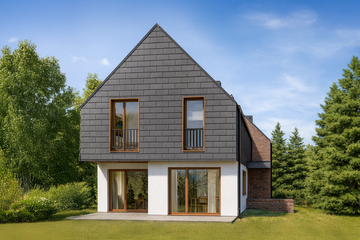  Projekt domu Optymalny 03 (KZB1034) - projekt domu parterowego z poddaszem - Zdjęcie 3