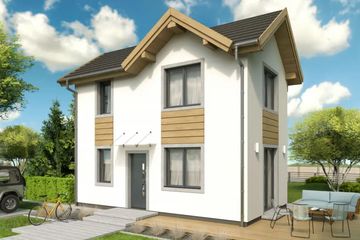  Projekt domu Mikrus 2 (WRD2774) - projekt domu z pełnym piętrem - Zdjęcie 1