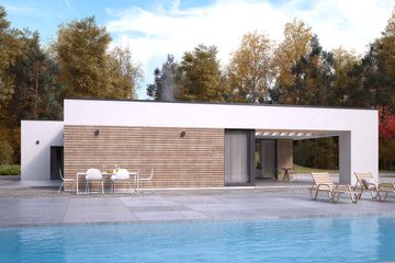  Projekt domu Cytrus 4 (BSA2198) - projekt domu parterowego - Zdjęcie 1