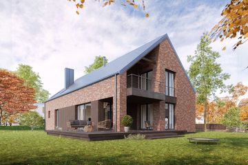  Projekt domu Słoneczny 3 (BSA2202) - projekt domu parterowego z poddaszem - Zdjęcie 5