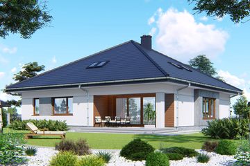  Projekt domu APS 272 + 2G (LUA1439) - projekt domu parterowego - Zdjęcie 2