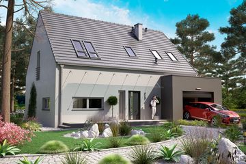  Projekt domu KA72 (PKT1083) - projekt domu parterowego z poddaszem - Zdjęcie 1