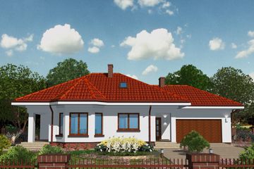  Projekt domu APS 097 wersja 2 (LUA1441) - projekt domu parterowego - Zdjęcie 1