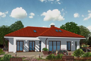  Projekt domu APS 097 wersja 2 (LUA1441) - projekt domu parterowego - Zdjęcie 2