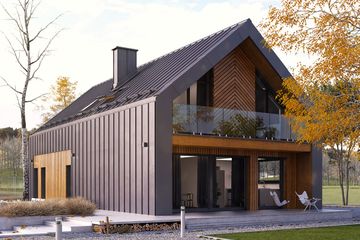  Projekt domu Pogodny (BSA2203) - projekt domu parterowego z poddaszem - Zdjęcie 1