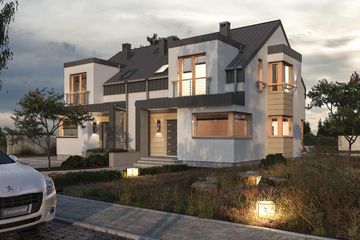  Projekt domu Mirabel Duo (1643) (KRD2789) - projekt domu parterowego z poddaszem - Zdjęcie 3