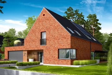  Projekt domu Teodor G2 (wersja A) energo plus (WRC2747) - projekt domu parterowego z poddaszem - Zdjęcie 3
