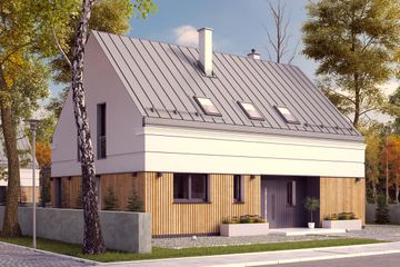  Projekt domu Promyk (BSA2208) - projekt domu parterowego z poddaszem - Zdjęcie 1