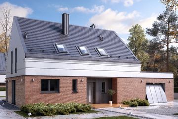 Projekt domu Promyk 2 (BSA2209) - projekt domu parterowego z poddaszem - Zdjęcie 1