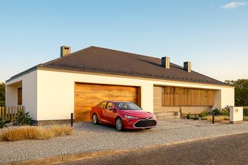  Projekt domu Gustowny 02a (KZB1037) - projekt domu parterowego - Zdjęcie 4