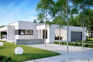  Projekt domu HomeKoncept 73 (KRX1091) - projekt domu parterowego - Zdjęcie 2