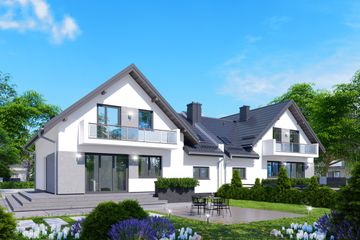  Projekt domu APS 237 (LUA1451) - projekt domu parterowego z poddaszem - Zdjęcie 3