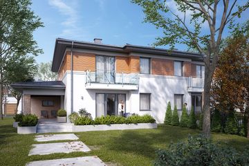  Projekt domu Limonkowy (BSA2211) - projekt domu z pełnym piętrem - Zdjęcie 5