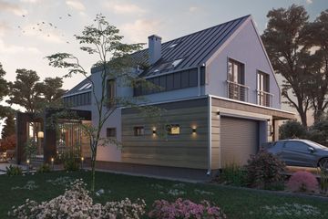  Projekt domu Melon (1646) (KRD2792) - projekt domu parterowego z poddaszem - Zdjęcie 2