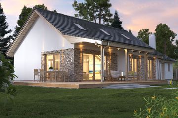  Projekt domu Nina Lux C (WRD2776) - projekt domu parterowego z poddaszem - Zdjęcie 4