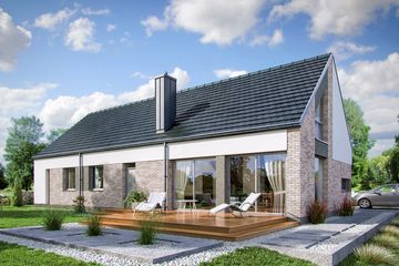  Projekt domu Domena 123 (WRW1323) - projekt domu parterowego - Zdjęcie 1