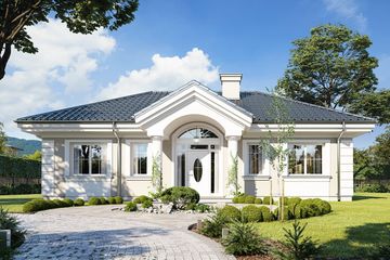  Projekt domu na Dębowej (WAH1928) - projekt domu parterowego - Zdjęcie 1