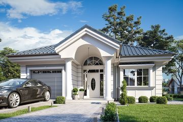  Projekt domu na parkowej 7 A (WAH1929) - projekt domu parterowego - Zdjęcie 4