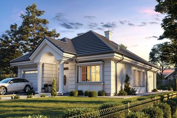  Projekt domu na parkowej 7 B (WAH1930) - projekt domu parterowego z poddaszem - Zdjęcie 3