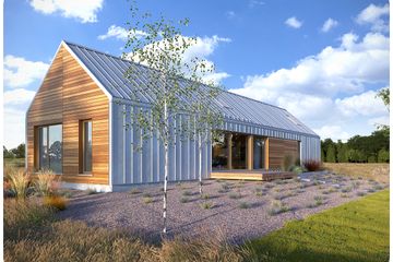  Projekt domu Naturalny 1 (WAW1117) - projekt domu parterowego z poddaszem - Zdjęcie 5