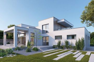  Projekt domu Santander DCP371 (WOB1710) - projekt domu z pełnym piętrem - Zdjęcie 1