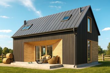  Projekt domu Pilawa 03 całoroczny (KZB1044) - projekt domu parterowego z poddaszem - Zdjęcie 3