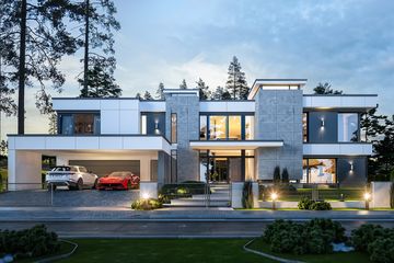  Projekt domu Rezydencja Floryda 2 (WAH1931) - projekt domu z pełnym piętrem - Zdjęcie 3