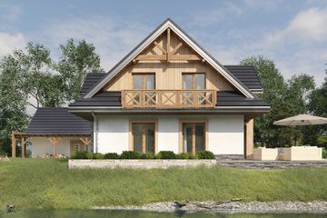  Projekt domu Jadzia (1651) (KRD2797) - projekt domu parterowego z poddaszem - Zdjęcie 5